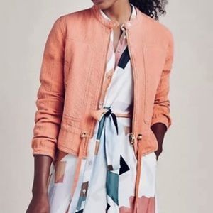 Anthropologie Joyce Textured Moto Jacket